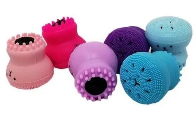Cepillo De Limpieza Facial Pulpo Esponja Exfoliante Silicona-5
