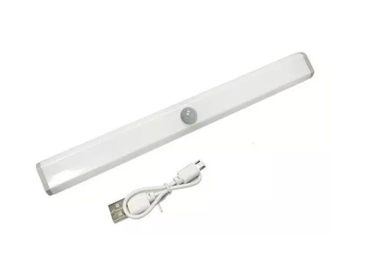 Luz Led Recargable Sensor Movimiento 21cm Lámpara -2