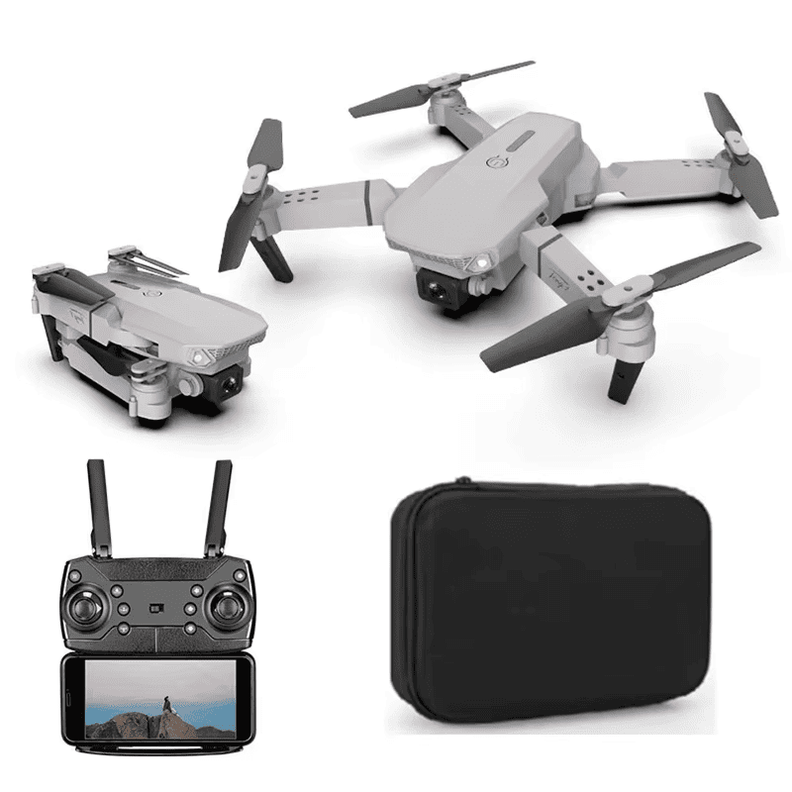 Mini Drone E88 4K HD Cámara 4 Ejes Plegables Radiocontrolado-4