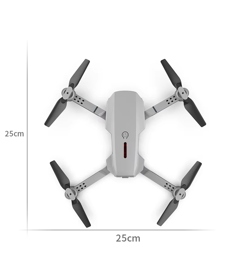 Mini Drone E88 4K HD Cámara 4 Ejes Plegables Radiocontrolado-6