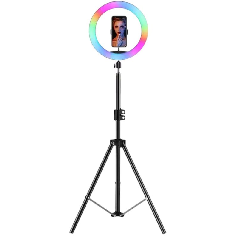 Aro Luz Colores Regulable LED RGB Selfie Soporte Celular IRM-5