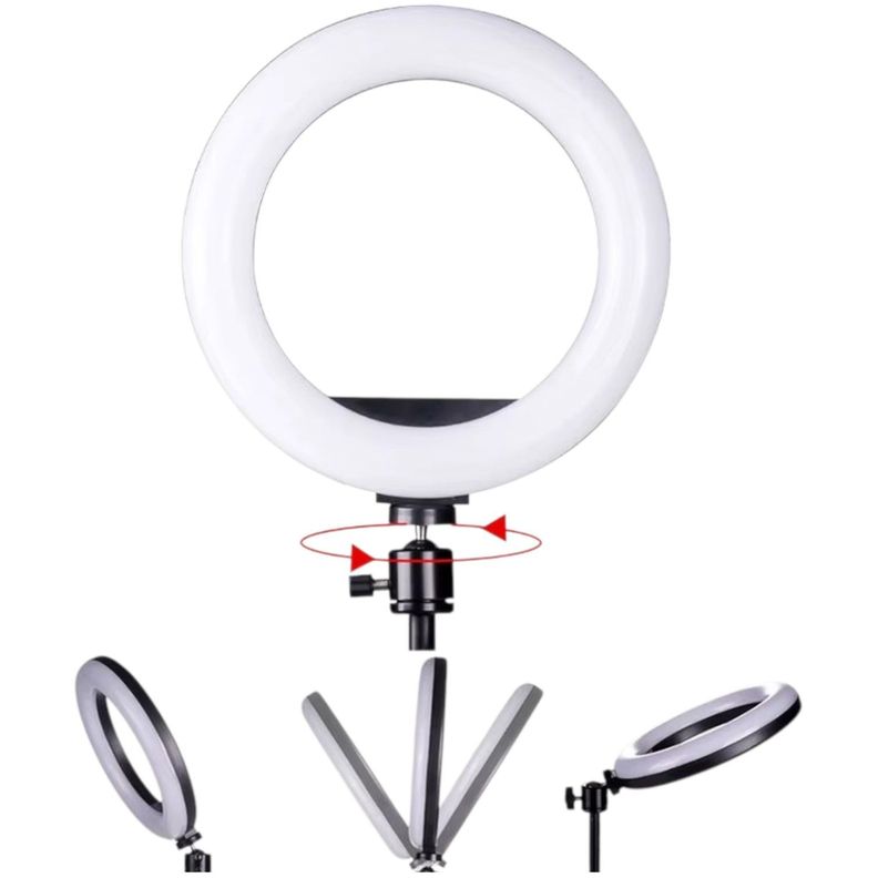 Aro Luz Colores Regulable LED RGB Selfie Soporte Celular IRM-6