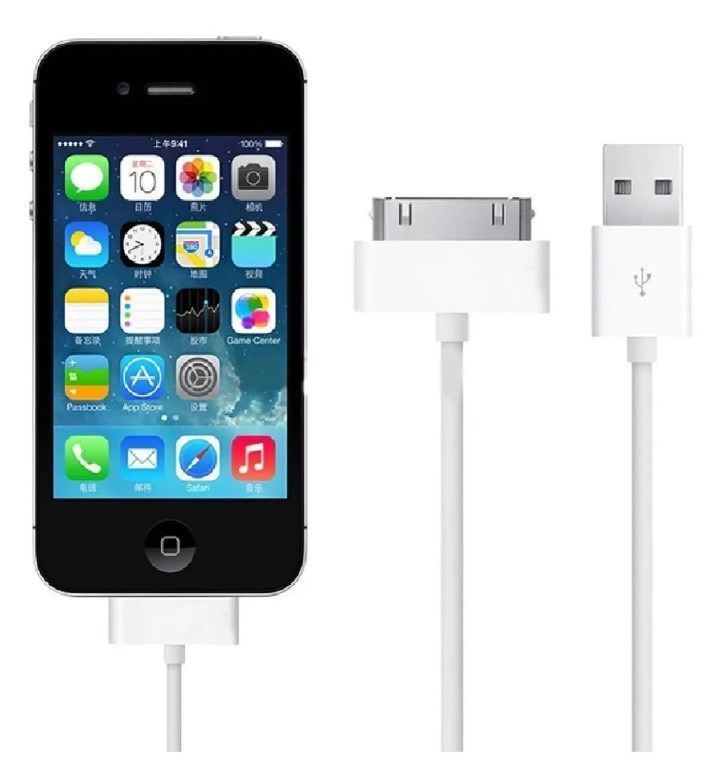 Cable Compatible Con iPhone 3g 3gs iPod iPhone 4 4s iPad 2 3-1