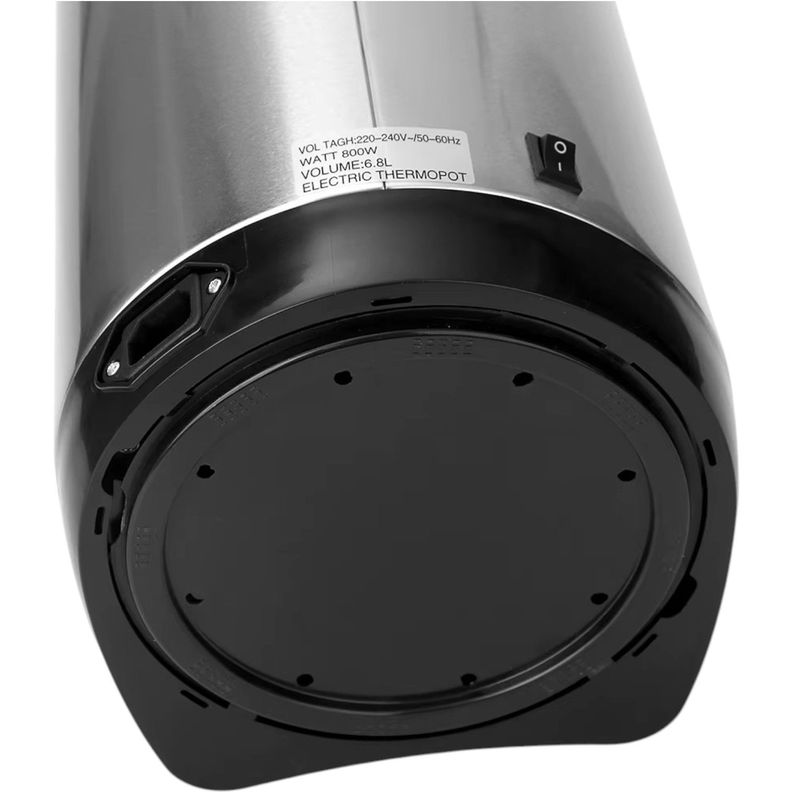 Hervidor Agua Eléctrico Tetera Acero Inoxidable 6.8L RAF-2