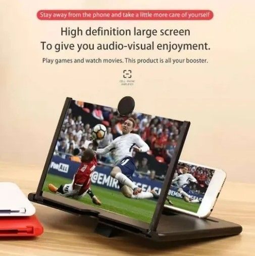 Amplificador Vídeo Hd Lupa Pantalla Teléfono Móvil Celular-2