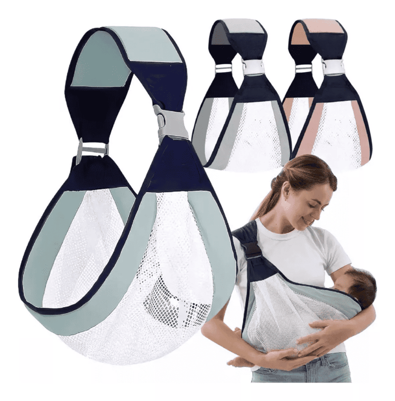 Portabebé Cangurera Ajustable Ergonómico Fular Multiposición-2