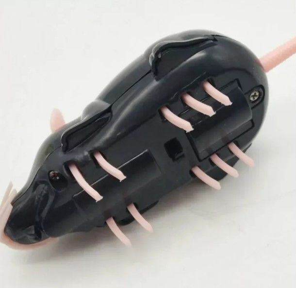 Ratón Robot Eléctrico Pila Incluida Juguete Mascota Gato-0