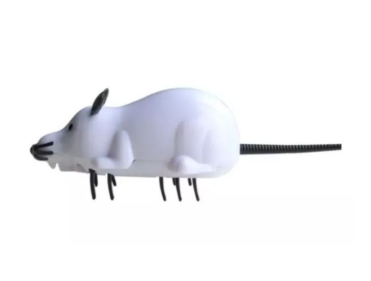 Ratón Robot Eléctrico Pila Incluida Juguete Mascota Gato-1