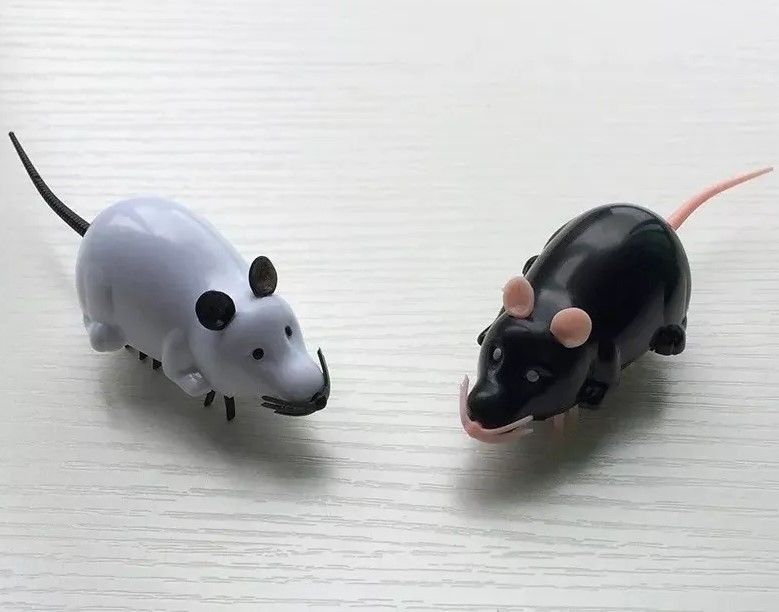 Ratón Robot Eléctrico Pila Incluida Juguete Mascota Gato-4