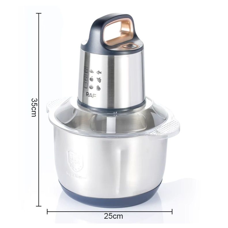 Procesador Alimentos Picadora Eléctrica Potente 5Litros RAF-7