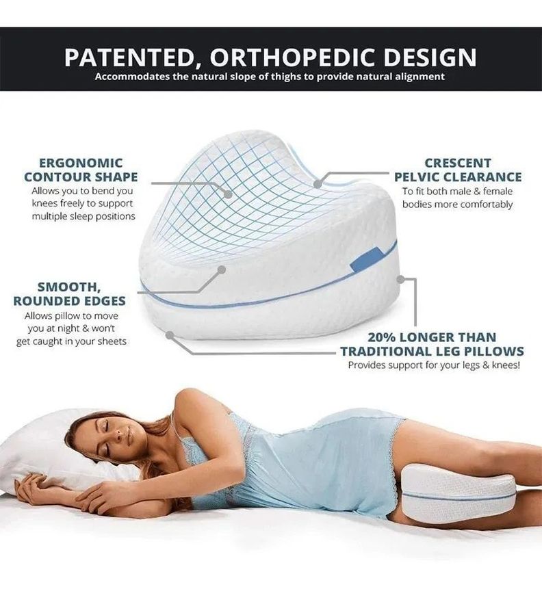 Almohada Para Piernas Y Rodillas Cojín Ortopédico Dolores-4