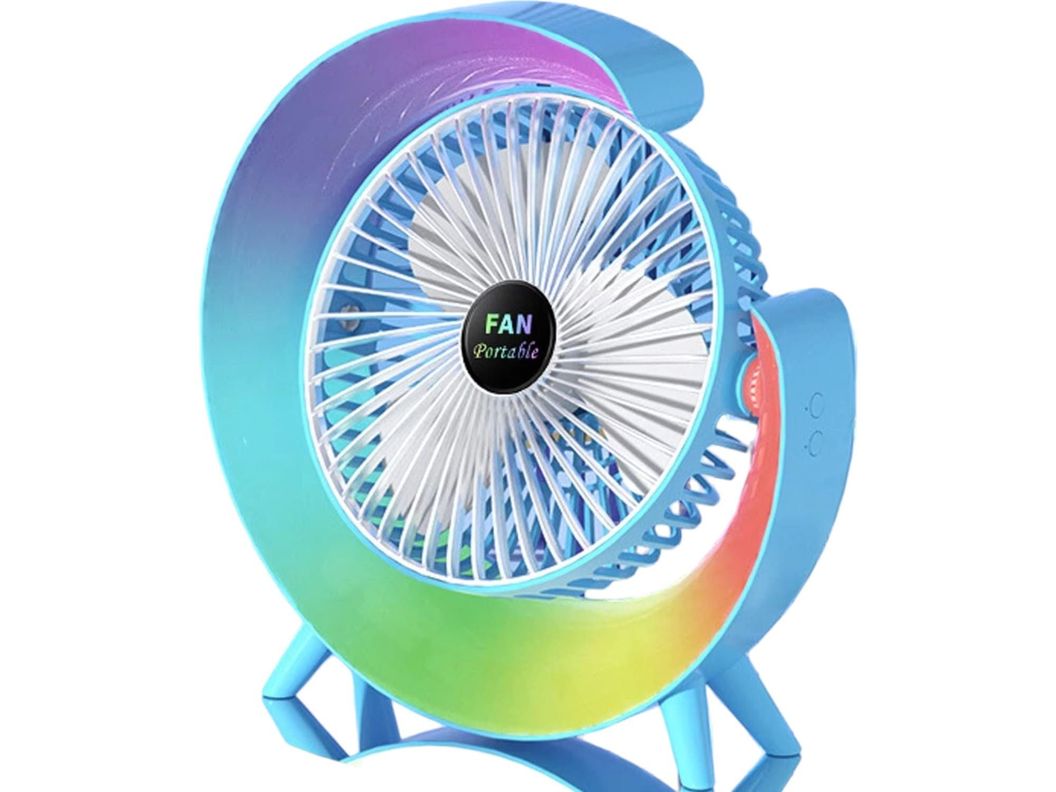 Mini Ventilador Mesa Escritorio Portatil Silencioso Oficina-0