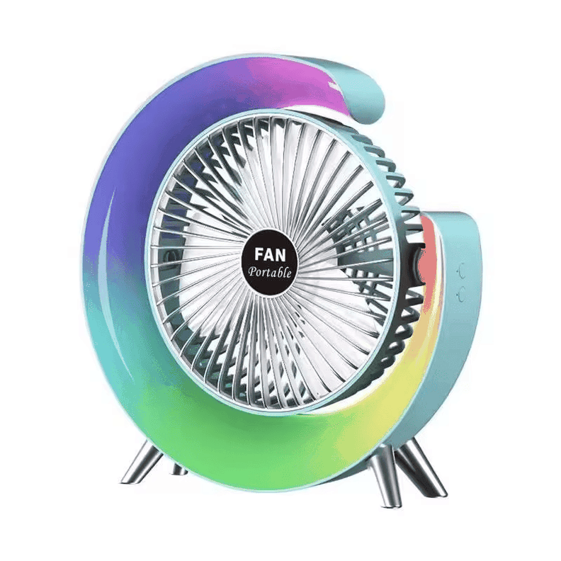 Mini Ventilador Mesa Escritorio Portatil Silencioso Oficina-1