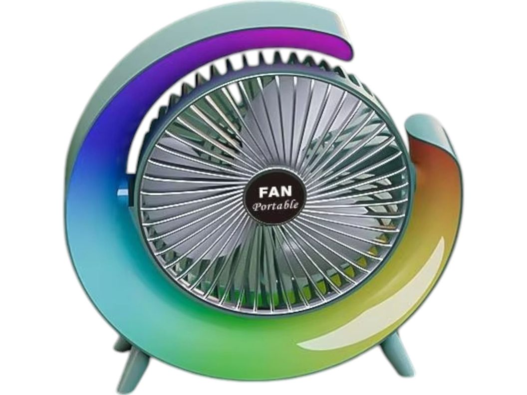 Mini Ventilador Mesa Escritorio Portatil Silencioso Oficina-4