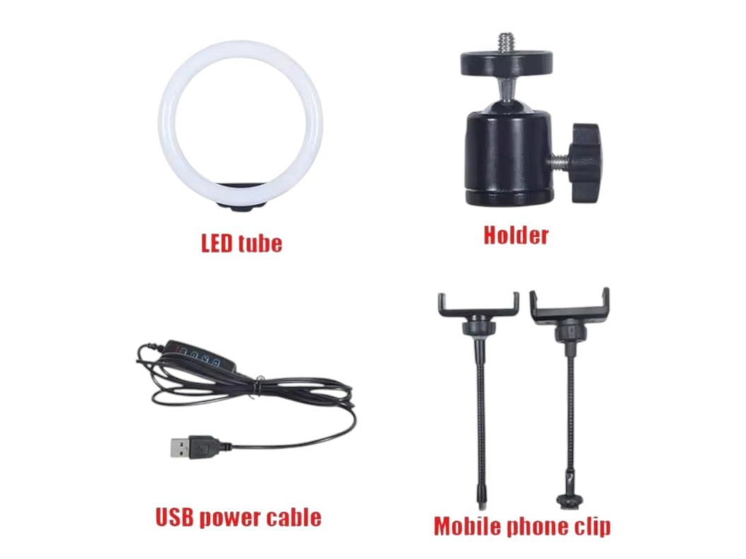 Aro Luz LED Circular Profesional Luz Calida Fria Selfie IRM-6