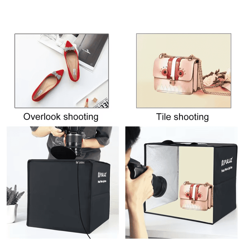 Caja Iuminacion Estudio Fotografia Portatil Plegable Cubo-4