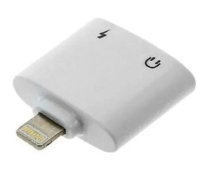 Adaptador Lightning Splitter para iPhone Carga Y Audio Jack 3.5mm-0