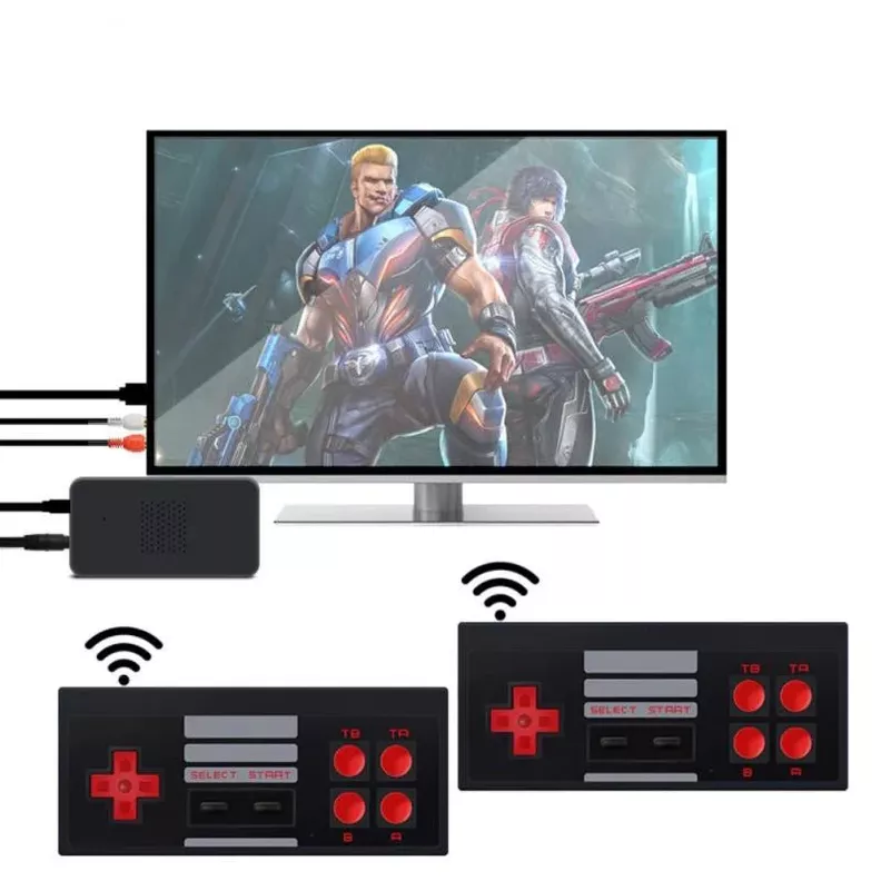 Mini Consola 620 Juegos Retro Salida AV Para TV 2 Mandos-7