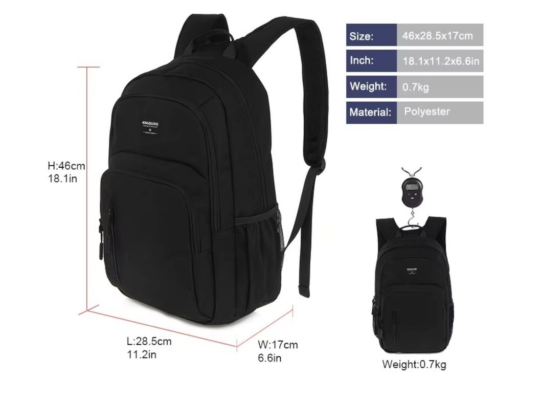 Mochila Bolso Escolar Deporte Viaje Camping Ligera Unisex-7