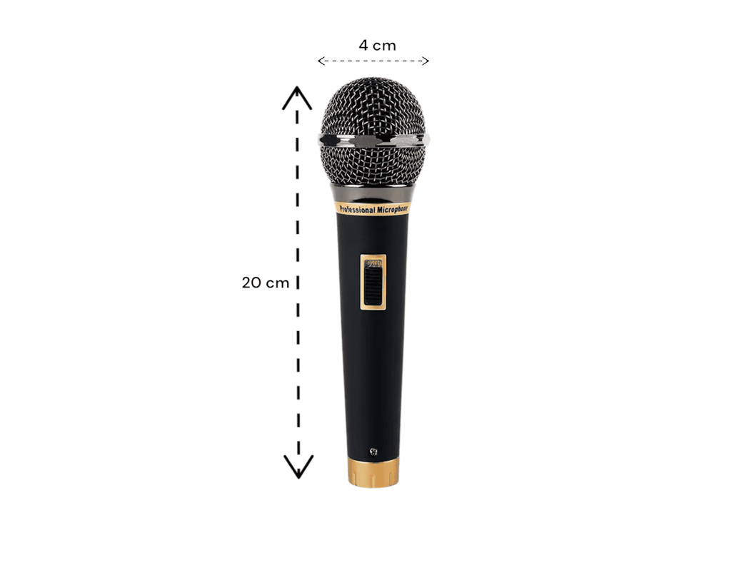 Microfono Alambrico Karaoke Profesional Canto Cardioide Voz-1
