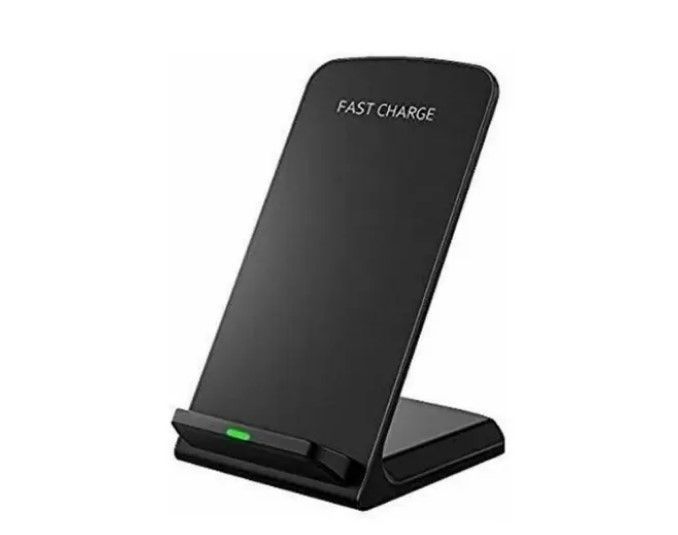 Cargador Inalámbrico Soporte Celular Smartphone Qi Rápida-0