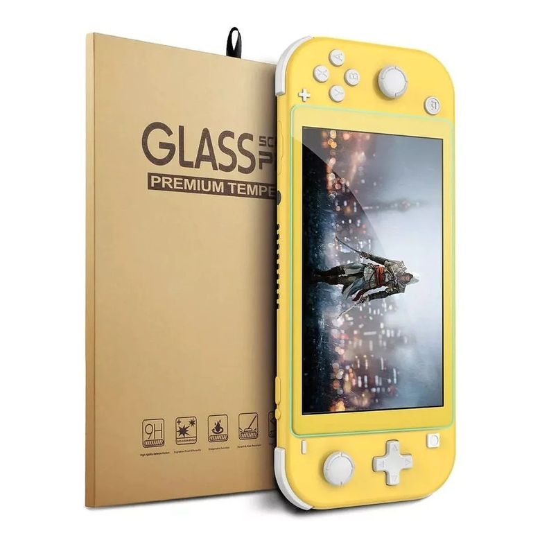 Vidrio Templado Nintendo Switch Lite Mica Protectora Lamina-0