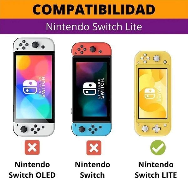 Vidrio Templado Nintendo Switch Lite Mica Protectora Lamina-2