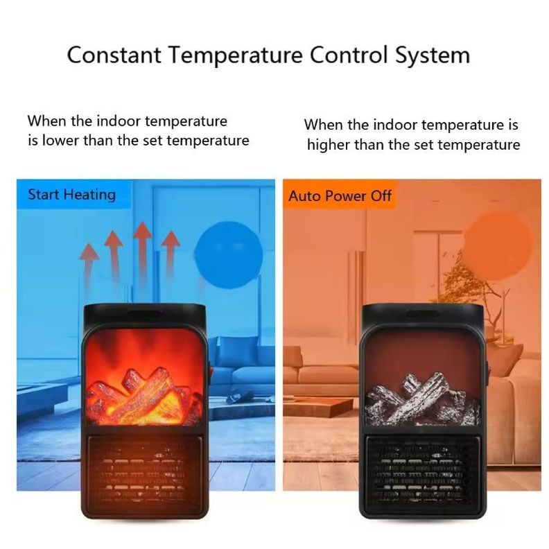 Calefactor Calentador Eléctrico Estufa 1000w Control Remoto-8