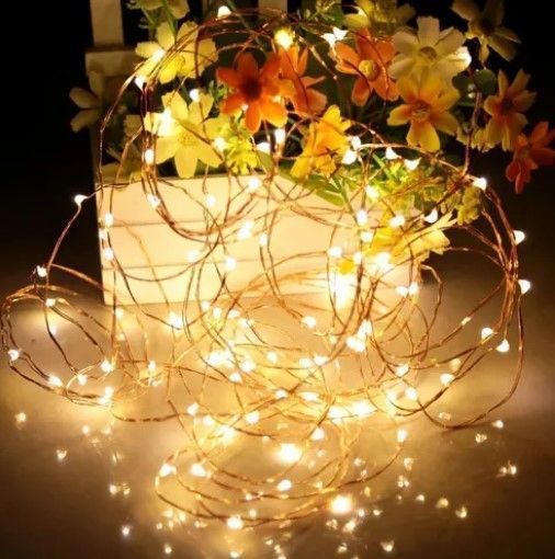 Luces Hadas Guirnalda 10 Metros 50 Mini Led Boda Decoracion-1