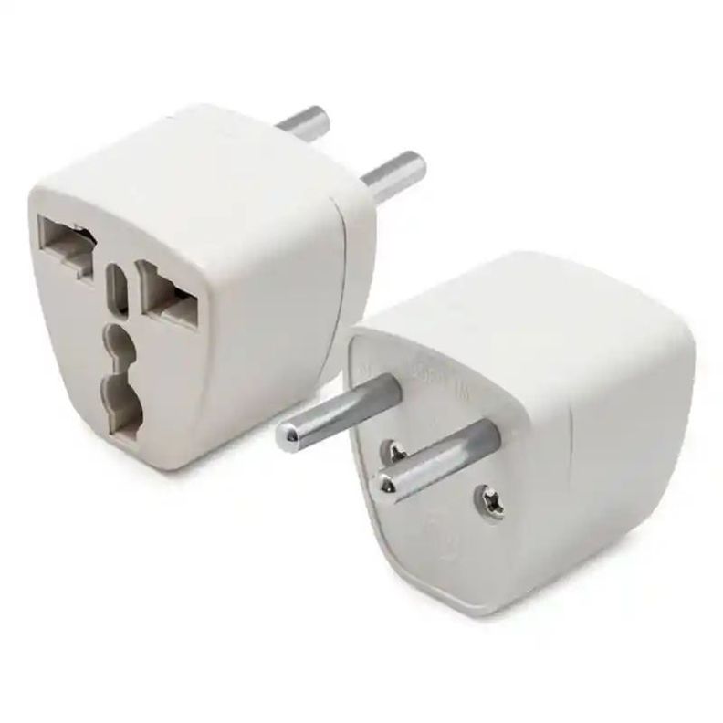Adaptador Enchufe Europeo Adaptador Corriente-0