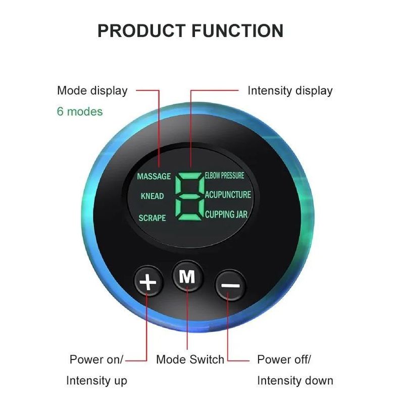 Masajeador Pies Eléctrico Usb Portátil Estimulador Muscular-1