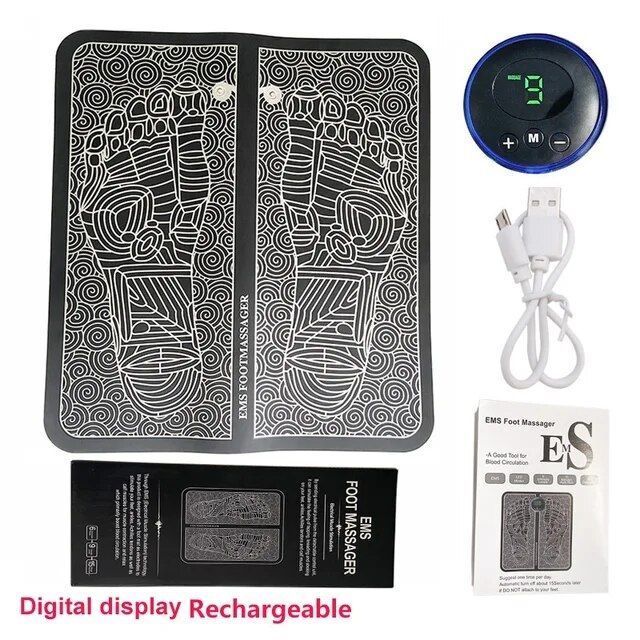 Masajeador Pies Eléctrico Usb Portátil Estimulador Muscular-2