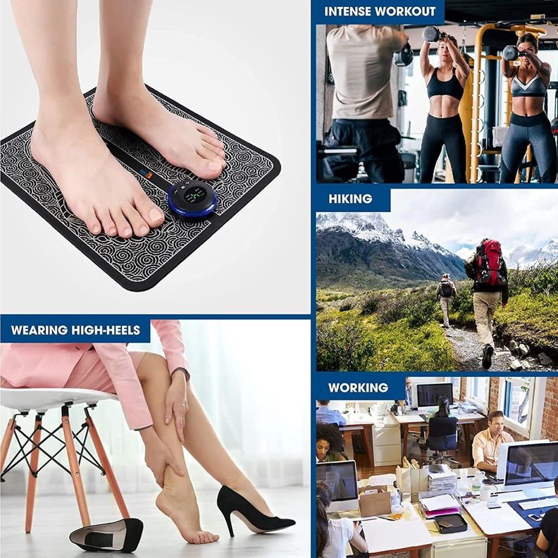 Masajeador Pies Eléctrico Usb Portátil Estimulador Muscular-7