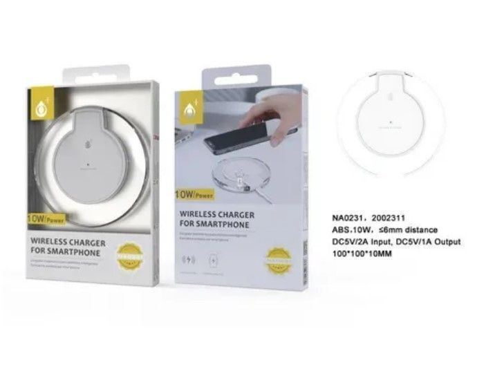Cargador Inalámbrico 10w Carga Rápida Celular iPhone Android-2