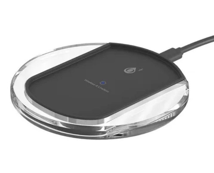 Cargador Inalámbrico 10w Carga Rápida Celular iPhone Android-0