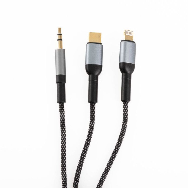 Cable Audio Vidvie USBC Lightning Celular Iphone Jack 3.5mm-0