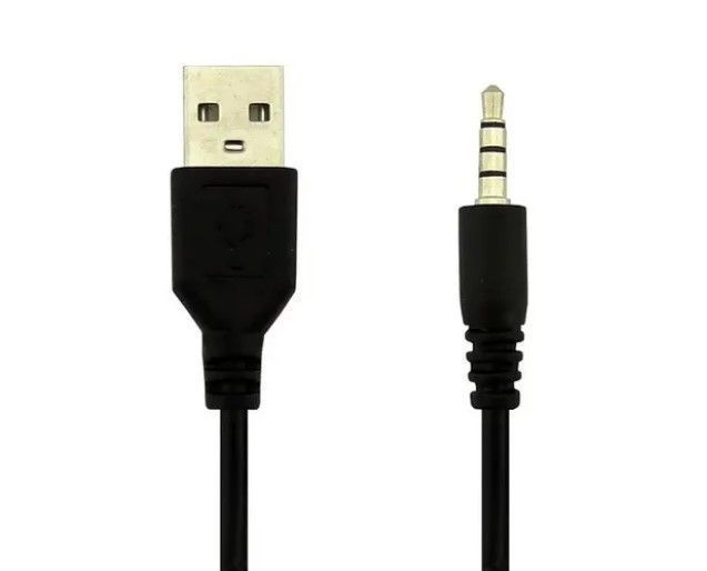Cable Usb Macho A Plug Jack 3.5 Mm 1,5 Metro Celular Musica-0