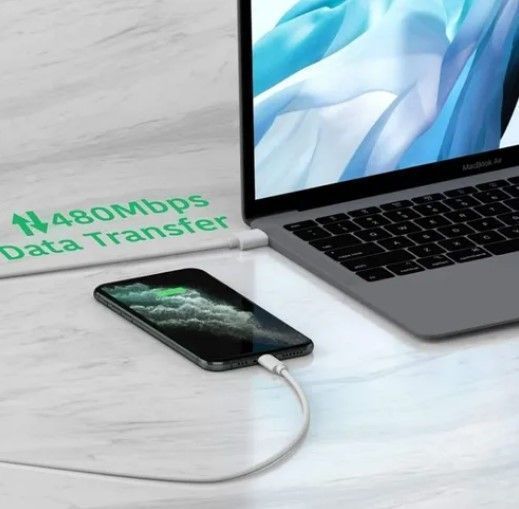 Cable De Carga iPhone 6-7-8-x Lightning 1 M Carga Rapida-2