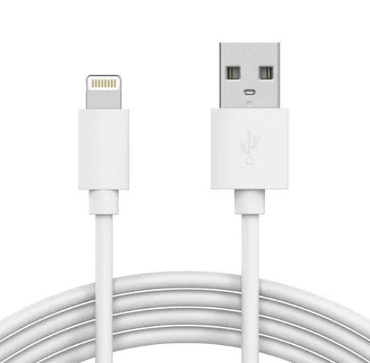 Cable De Carga iPhone 6-7-8-x Lightning 1 M Carga Rapida-0