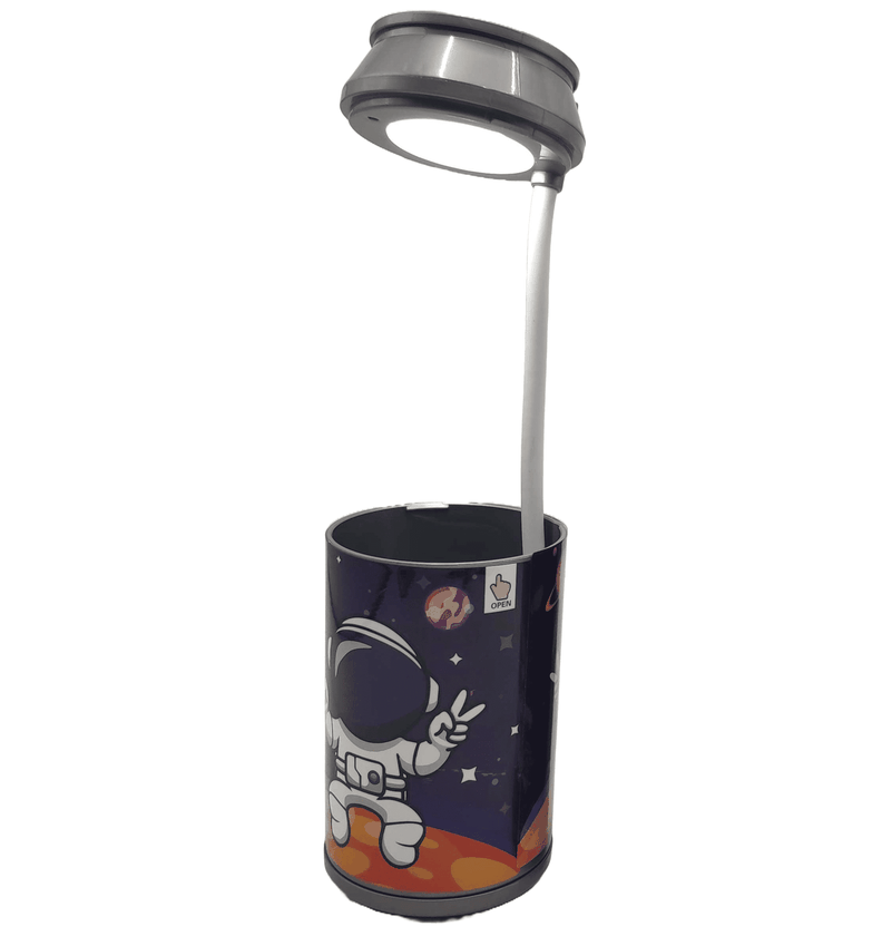 Lampara Escritorio Astronauta Led Niños Portalapiz Estudio-1