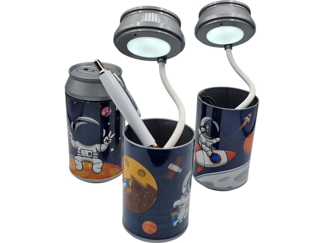 Lampara Escritorio Astronauta Led Niños Portalapiz Estudio-4