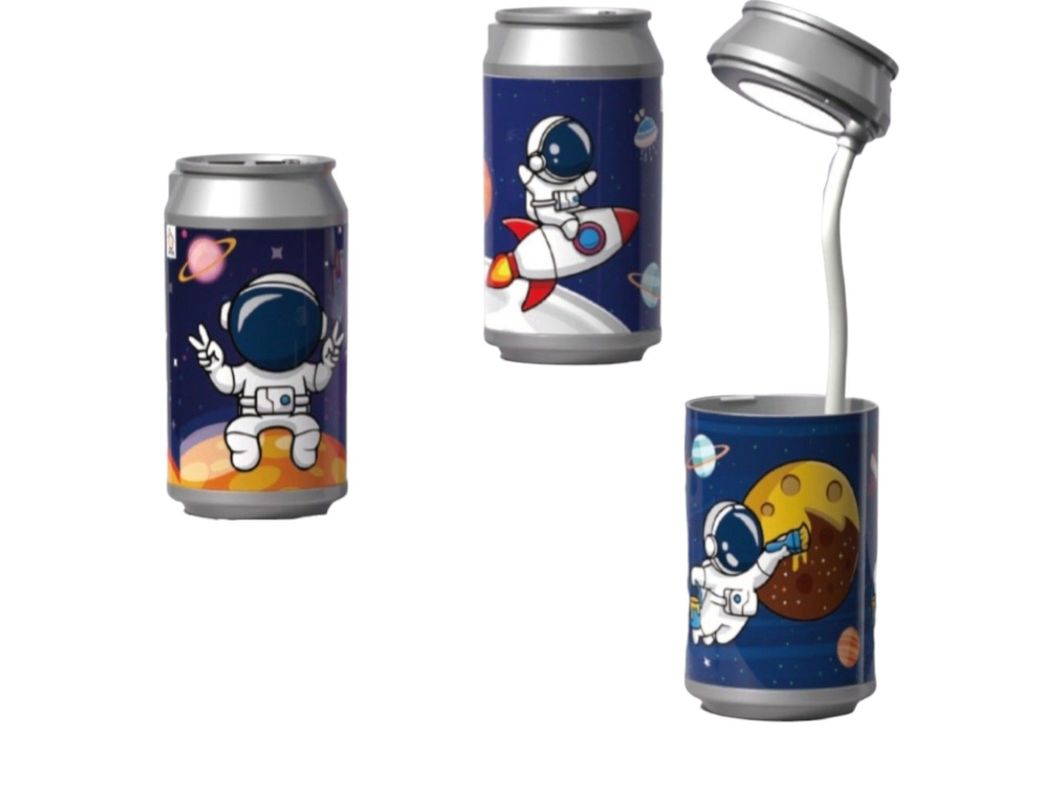 Lampara Escritorio Astronauta Led Niños Portalapiz Estudio-5