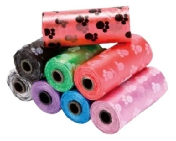 Pack 6 Rollo Bolsa Desechos Perro Repuesto Mascota 90 Bolsas-2