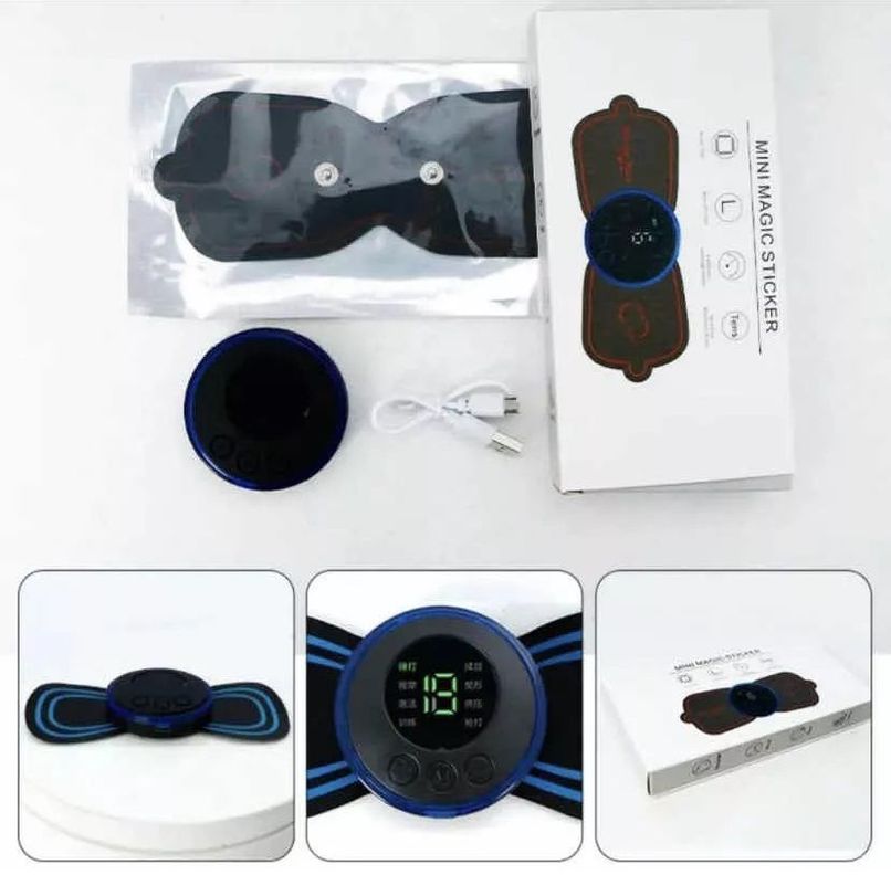 Mini Masajeador Eléctrico USB Portátil Estimula Todo Cuerpo-5