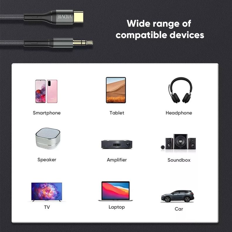 Cable Auxiliar Para Audio Tipo-c A 3.5mm Stable Transmisión-3