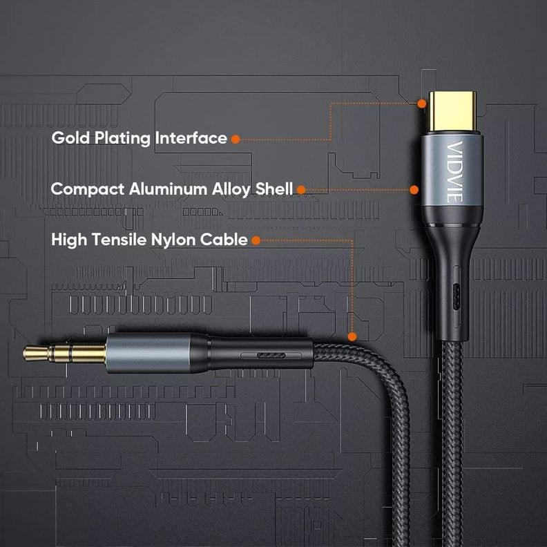 Cable Auxiliar Para Audio Tipo-c A 3.5mm Stable Transmisión-4
