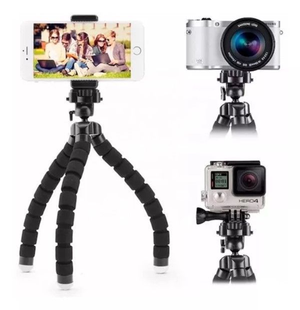 Trípode Celular Cámara Selfie Portátil + Control B-1