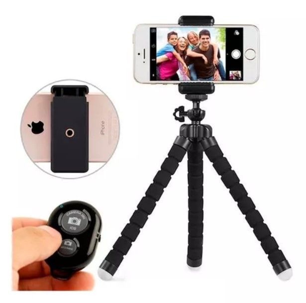 Trípode Celular Cámara Selfie Portátil + Control B-2
