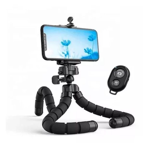 Trípode Celular Cámara Selfie Portátil + Control B-0