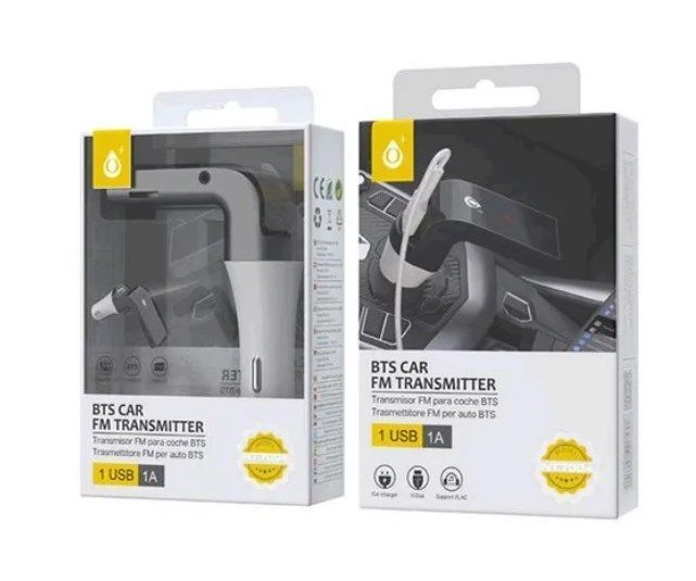 Transmisor Radio Fm Bts Usb Mp3 Cargador Auto Puerto Tarjeta-1